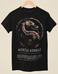 Mortal Kombat - Movie Poster Inspired Unisex Black T-Shirt Unisex T-shirt, Sweatshirt, Hoodie, Long Sleeve Tee - T-Shirt, Sweatshirt, Hoodie