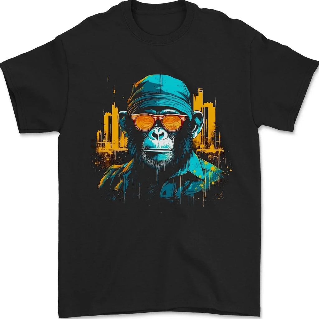 A Streetwise Monkey Urban Setting Mens T-Shirt 100% Cotton Unisex T-shirt, Sweatshirt, Hoodie, Long Sleeve Tee - T-Shirt, Sweatshirt, Hoodie