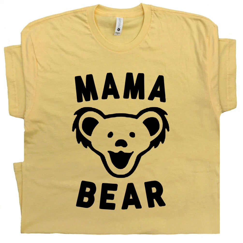 Mama Bear T Shirt Cool Funny Gift For Mom Mothers Day Gift Women Hippie Retro Unisex T-shirt, Sweatshirt, Hoodie, Long Sleeve Tee - T-Shirt, Sweatshirt, Hoodie