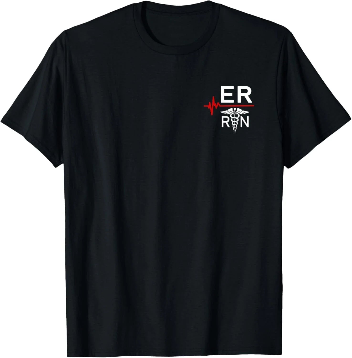 ER RN Nurse Heartbeat Medical Pocket Design Healthcare Gift T-Shirt Unisex T-shirt, Sweatshirt, Hoodie, Long Sleeve Tee - T-Shirt, Sweatshirt, Hoodie