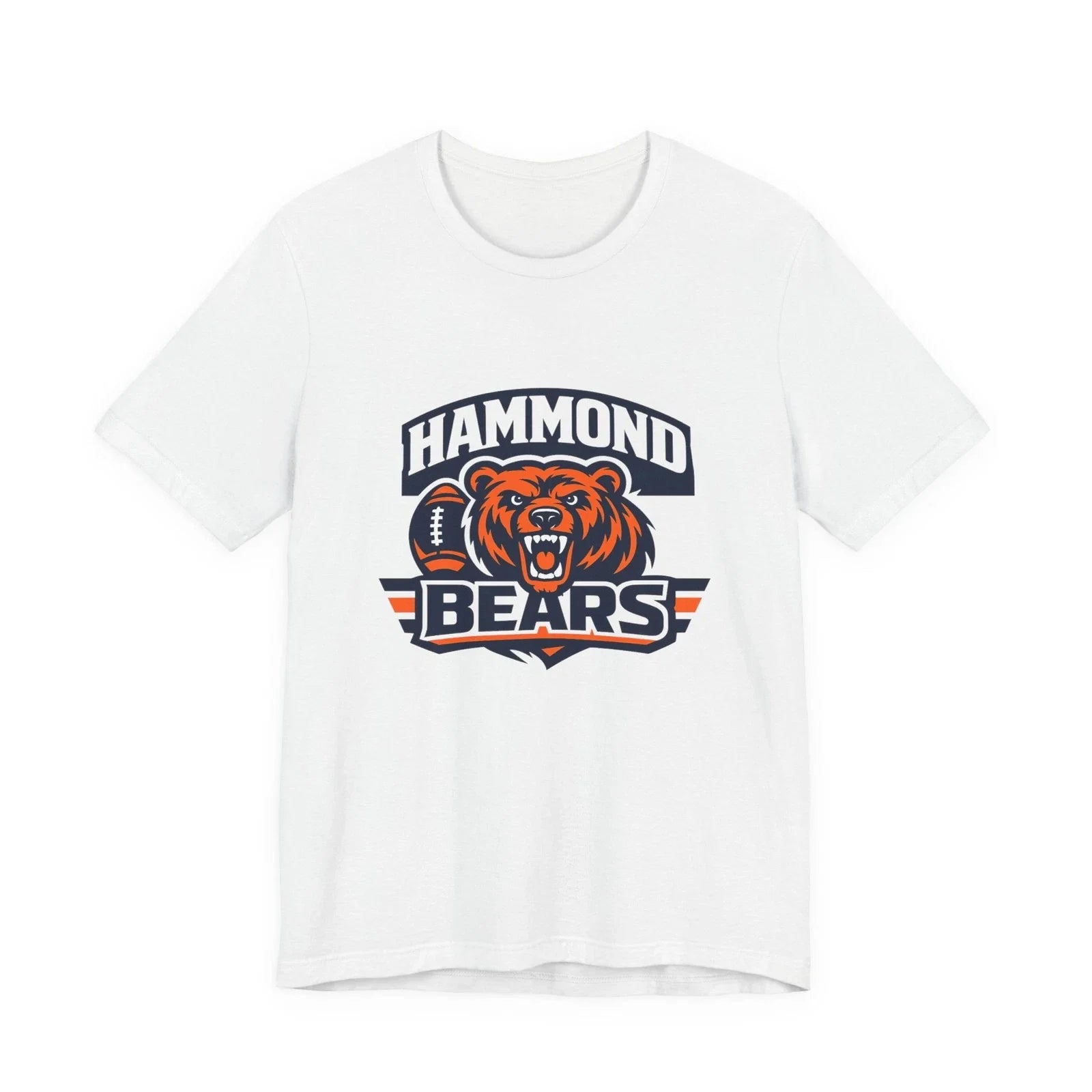 Hammond Bears Bear Head Logo T-Shirt | School Sports Team Tee Unisex T-shirt, Sweatshirt, Hoodie, Long Sleeve Tee - T-Shirt, Sweatshirt, Hoodie