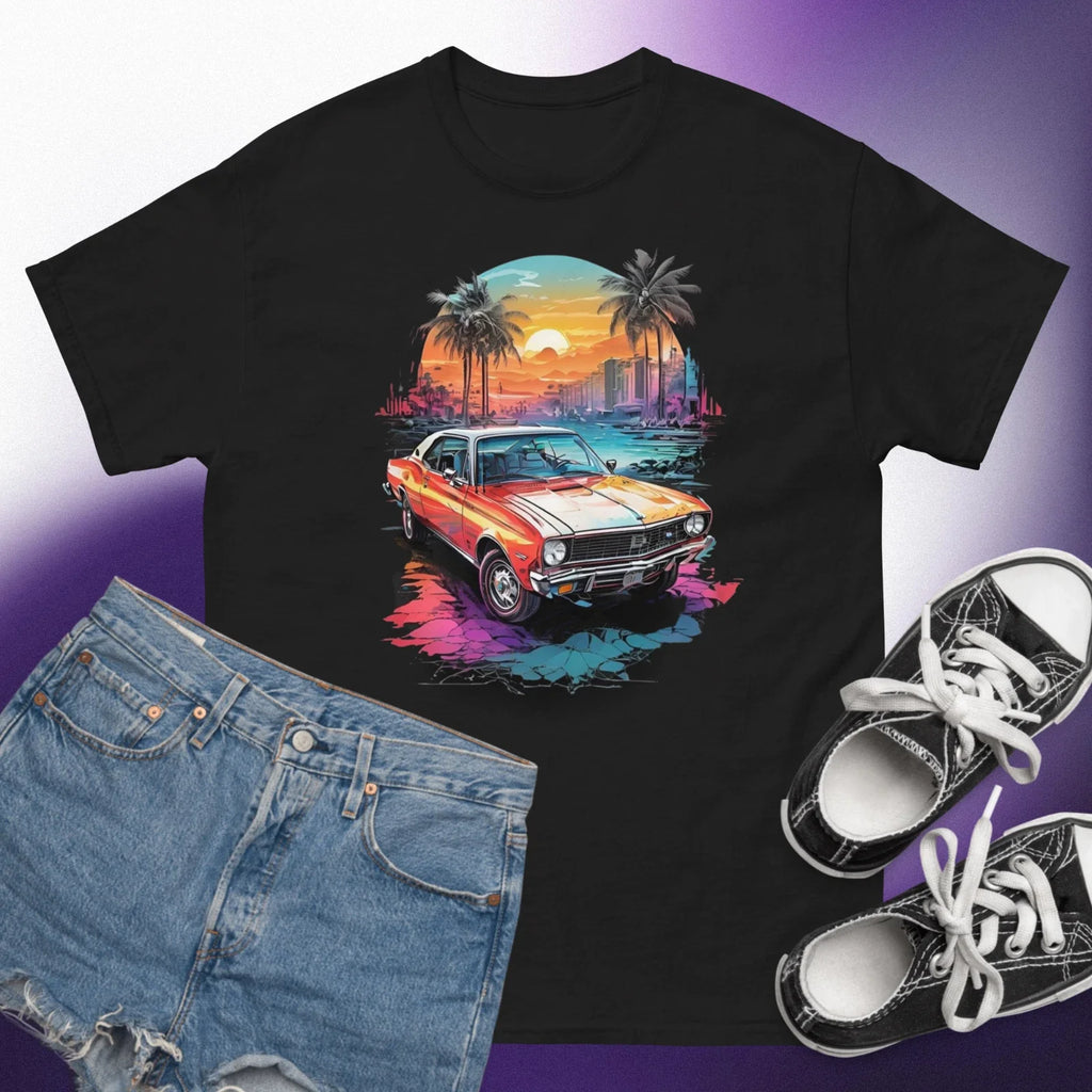 Car T Shirt For Men And Teenagers Cool T Shirt Car guys Round Neck Short Sleeves Unisex T-shirt, Sweatshirt, Hoodie, Long Sleeve Tee - T-Shirt, Sweatshirt, Hoodie