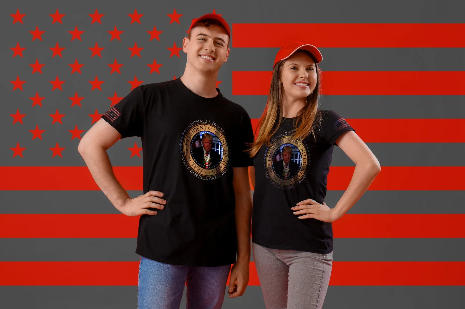 Donald J Trump 45th 47th Presidential Seal  Black T-shirt Unisex T-shirt, Sweatshirt, Hoodie, Long Sleeve Tee - T-Shirt, Sweatshirt, Hoodie