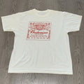 Budweiser King of Beers Promo White Tee XL Y2K Unisex T-shirt, Sweatshirt, Hoodie, Long Sleeve Tee - T-Shirt, Sweatshirt, Hoodie