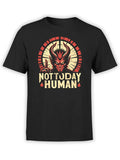 FANTUCCI Unisex T-Shirts | Not Today Human T-Shirt | 100% Cotton Unisex T-shirt, Sweatshirt, Hoodie, Long Sleeve Tee - T-Shirt, Sweatshirt, Hoodie