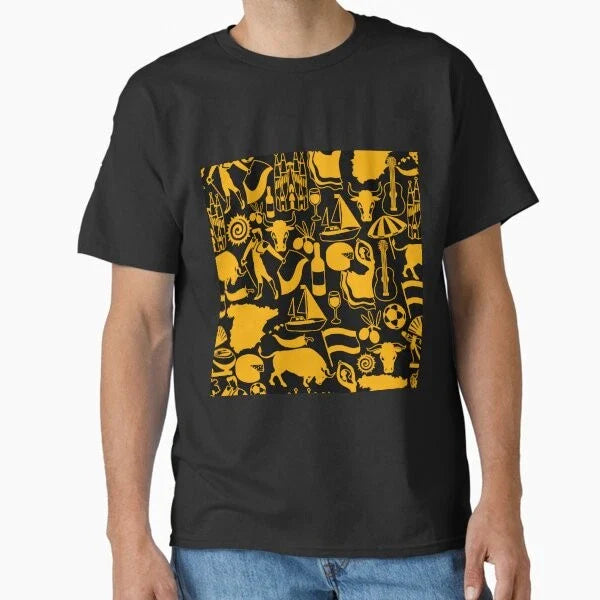 Cool Spain and Spanish Traditions Black and O T-Shirt Made in US/AUS Size S-2XL Unisex T-shirt, Sweatshirt, Hoodie, Long Sleeve Tee - T-Shirt, Sweatshirt, Hoodie