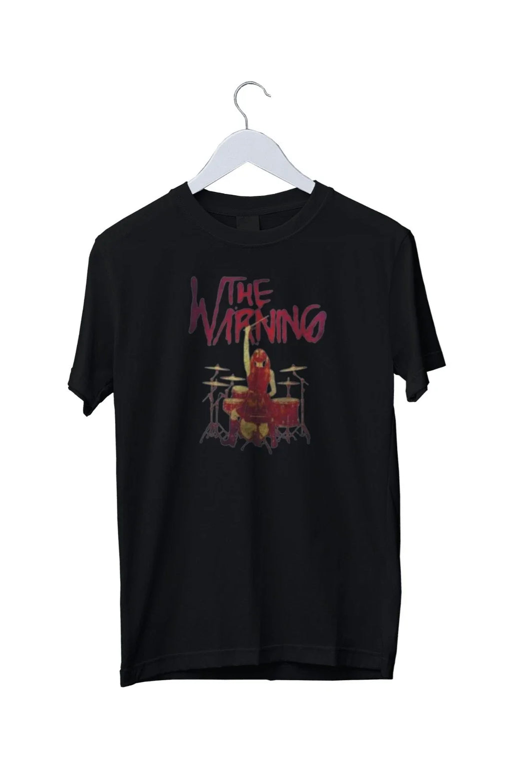 The Warning Band Rock Music Graphic Print T-Shirt Mens S M L XL 2 3 4 XL Unisex T-shirt, Sweatshirt, Hoodie, Long Sleeve Tee - T-Shirt, Sweatshirt, Hoodie