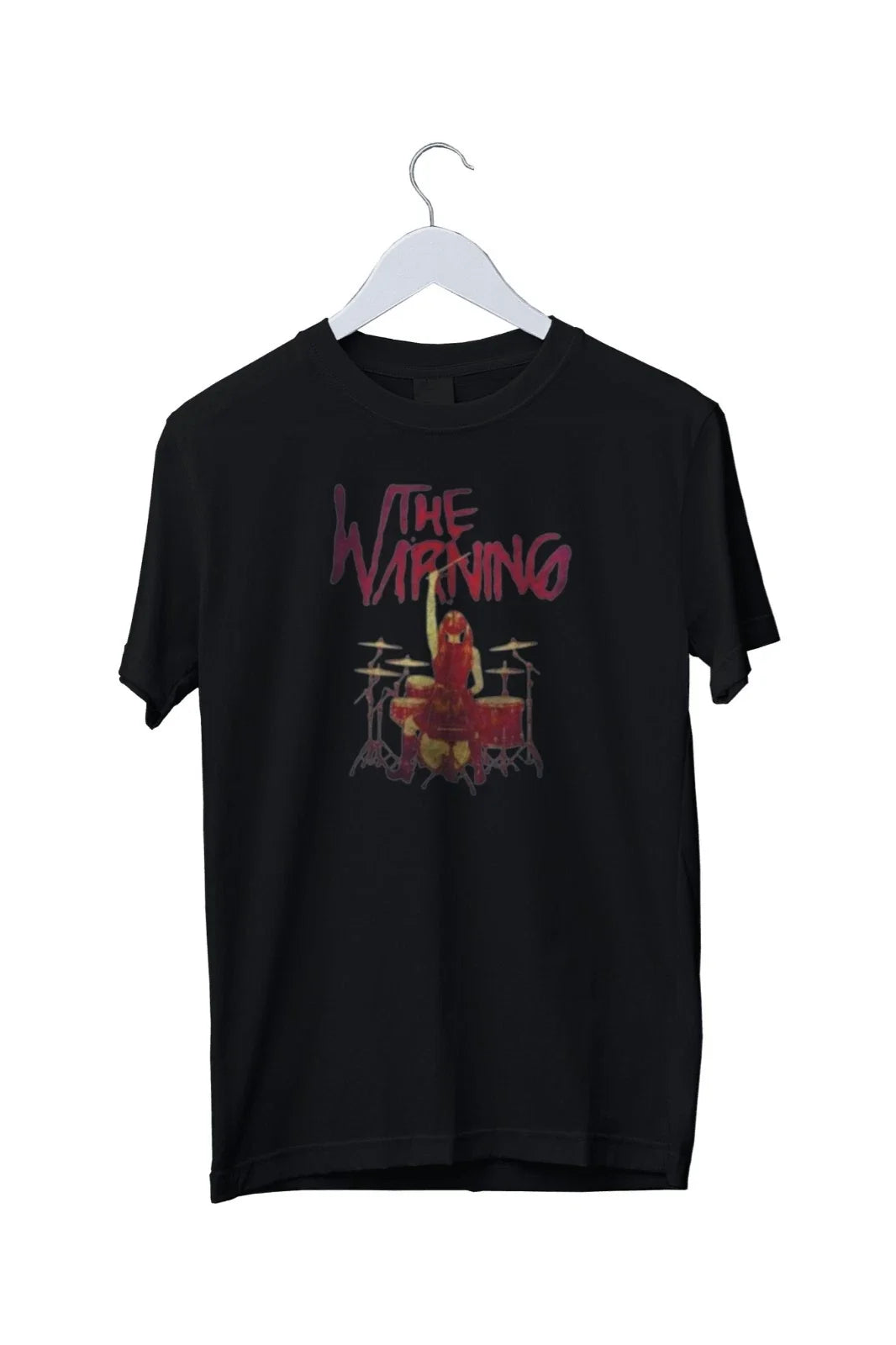 The Warning Band Rock Music Graphic Print T-Shirt Mens S M L XL 2 3 4 XL Unisex T-shirt, Sweatshirt, Hoodie, Long Sleeve Tee - T-Shirt, Sweatshirt, Hoodie