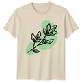 Minimalist Botanical Plant Leaf Stem T-Shirt Botanical Nature Birthday Gift Unisex T-shirt, Sweatshirt, Hoodie, Long Sleeve Tee - T-Shirt, Sweatshirt, Hoodie