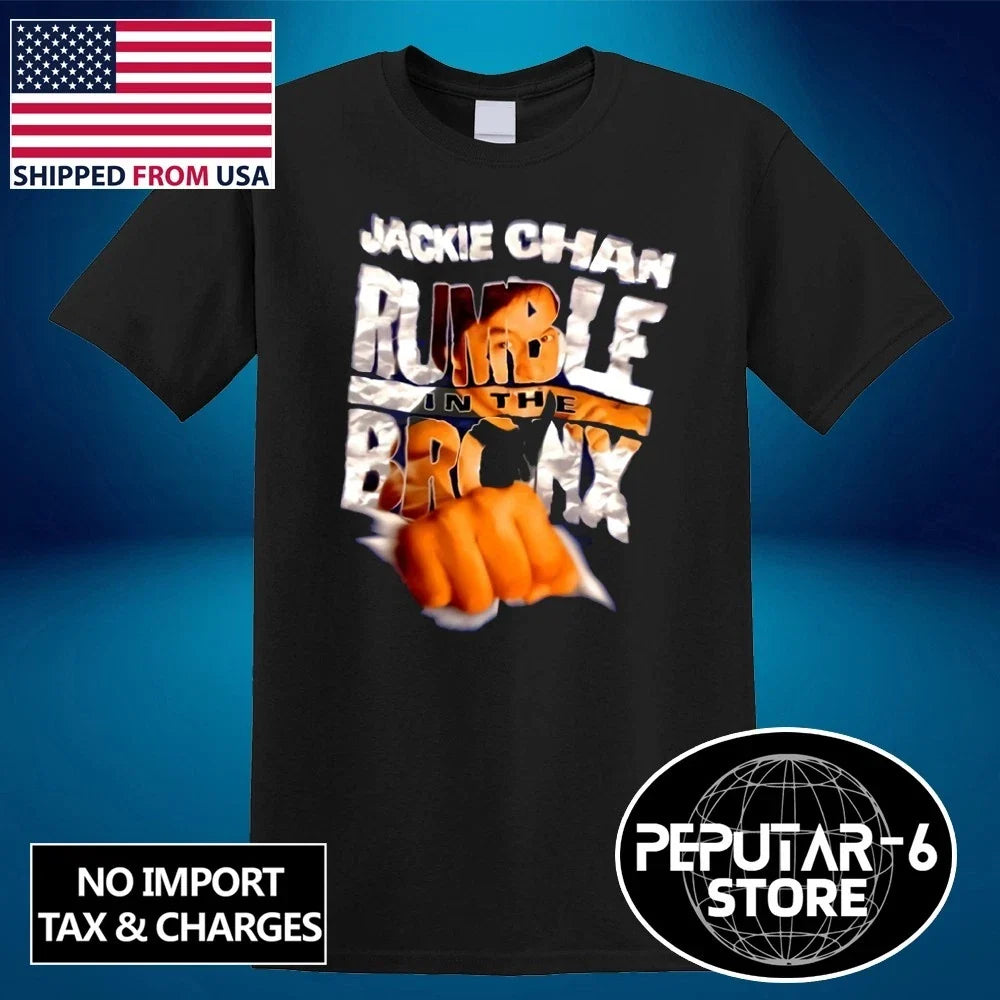 Rumble in The Bronx Jackie Chan Men's Black Size S-5XL Unisex T-shirt, Sweatshirt, Hoodie, Long Sleeve Tee - T-Shirt, Sweatshirt, Hoodie