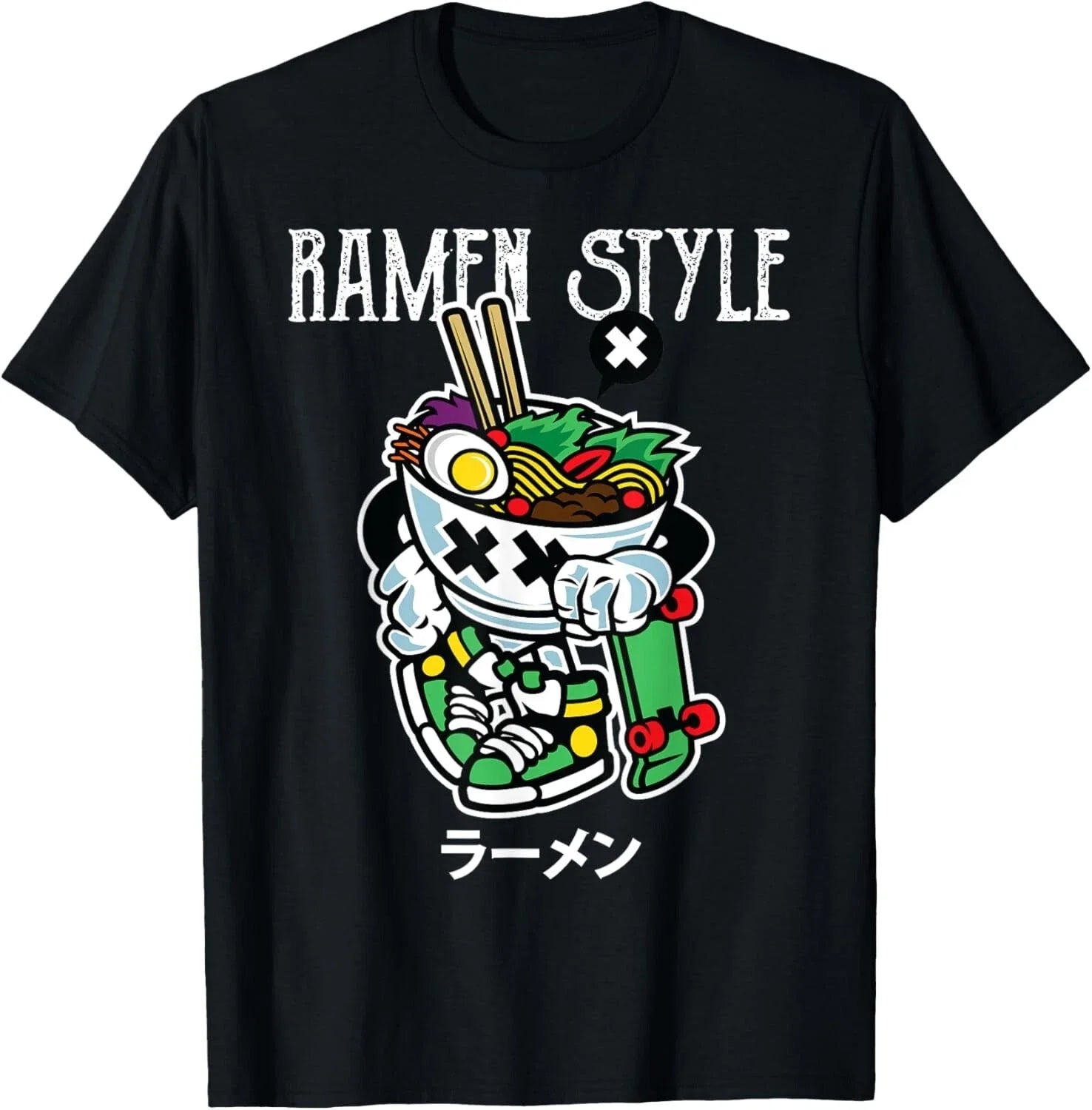 Japanese Ramen Shirt Ramen Style Skater Graffiti Gift Unisex T-Shirt Unisex T-shirt, Sweatshirt, Hoodie, Long Sleeve Tee - T-Shirt, Sweatshirt, Hoodie