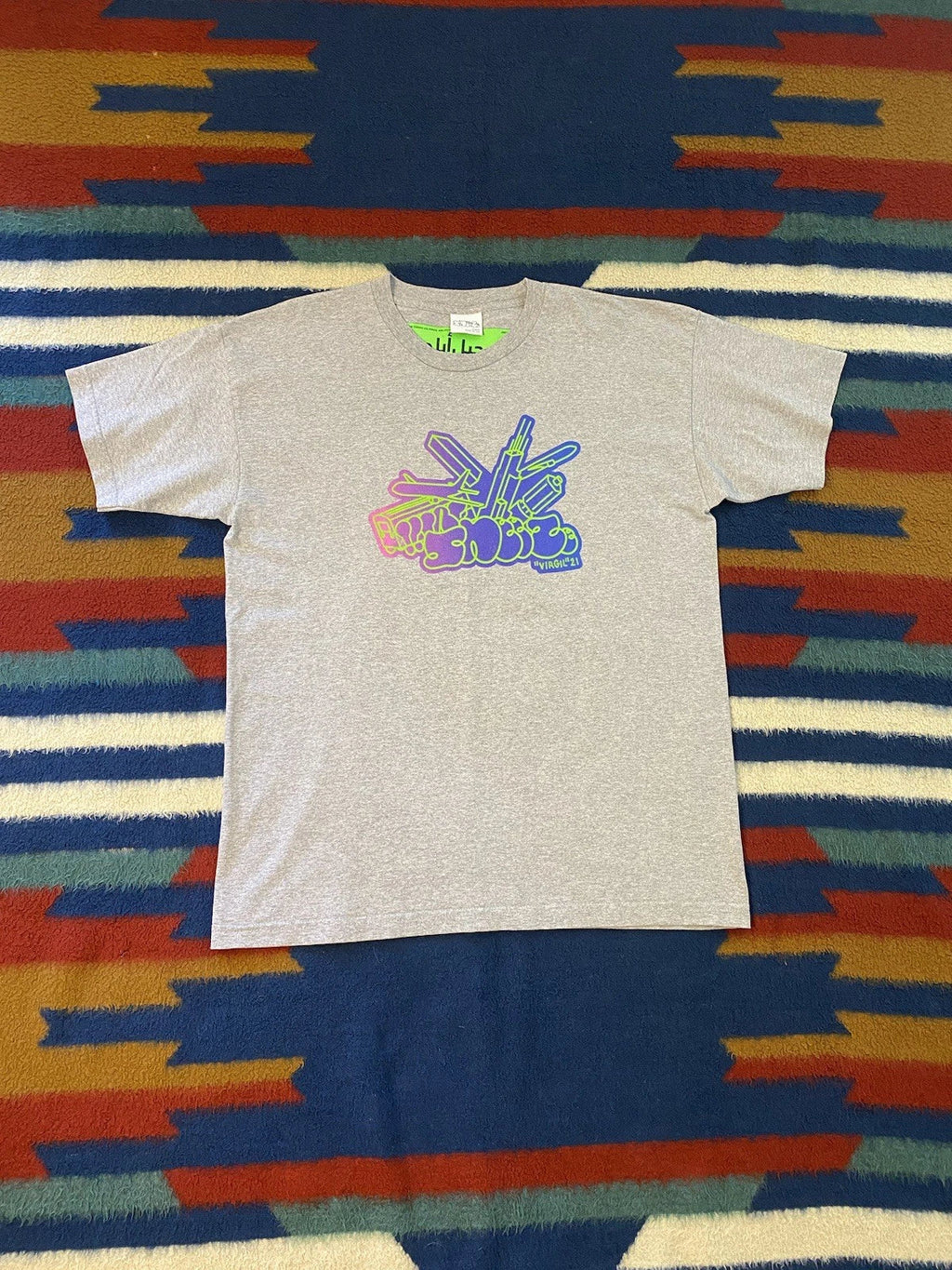 Virgil Abloh X Sneeze Magazine T-Shirt Virgil 21 in Gray Size XL Limited Ed Unisex T-shirt, Sweatshirt, Hoodie, Long Sleeve Tee - T-Shirt, Sweatshirt, Hoodie
