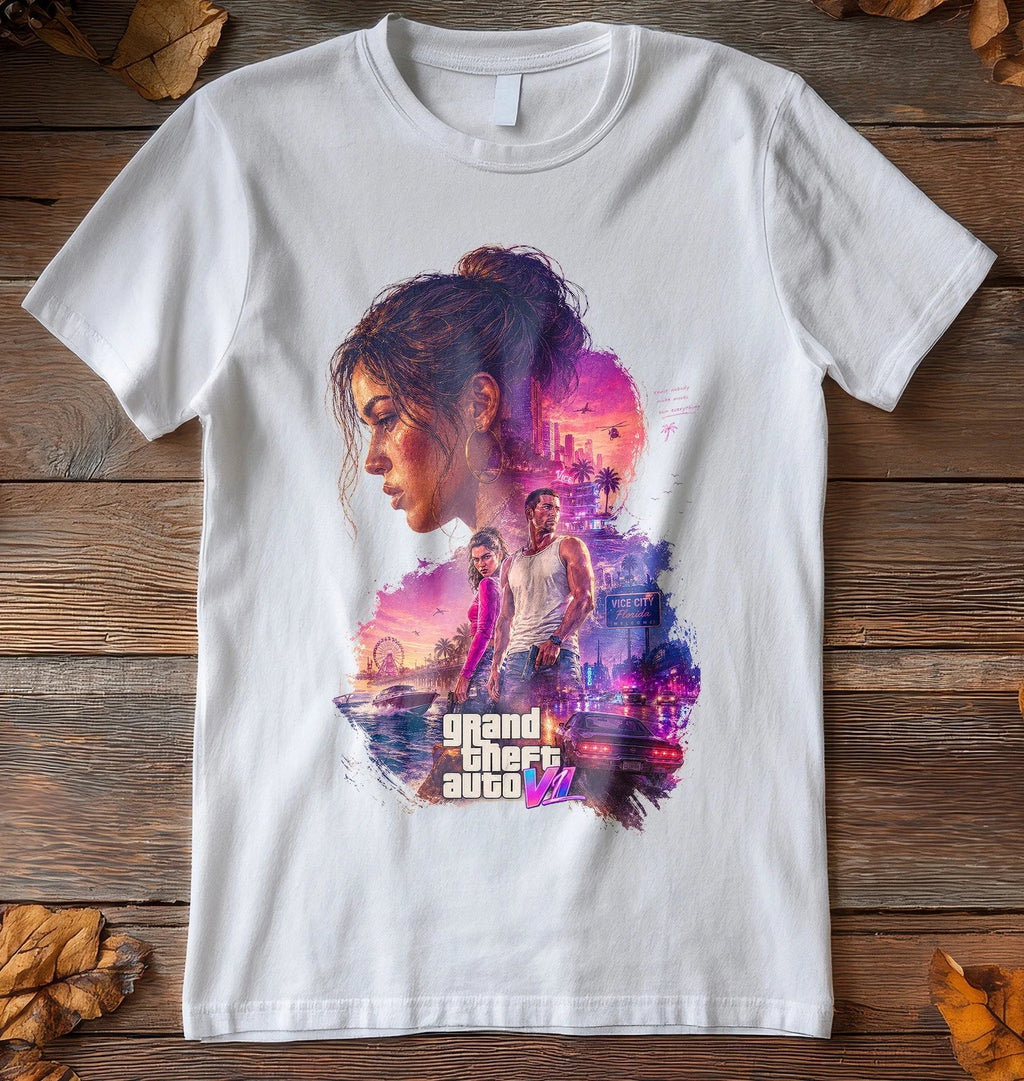 Inspired by GTA Unofficial Graphic Art 006 Childrens/Kids Adult t shirts/t-shirt Unisex T-shirt, Sweatshirt, Hoodie, Long Sleeve Tee - T-Shirt, Sweatshirt, Hoodie