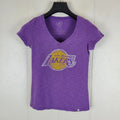 Los Angeles Lakers Shirt Men's Small Purple Graphic V Neck Short Sleeve Stretch Unisex T-shirt, Sweatshirt, Hoodie, Long Sleeve Tee - T-Shirt, Sweatshirt, Hoodie