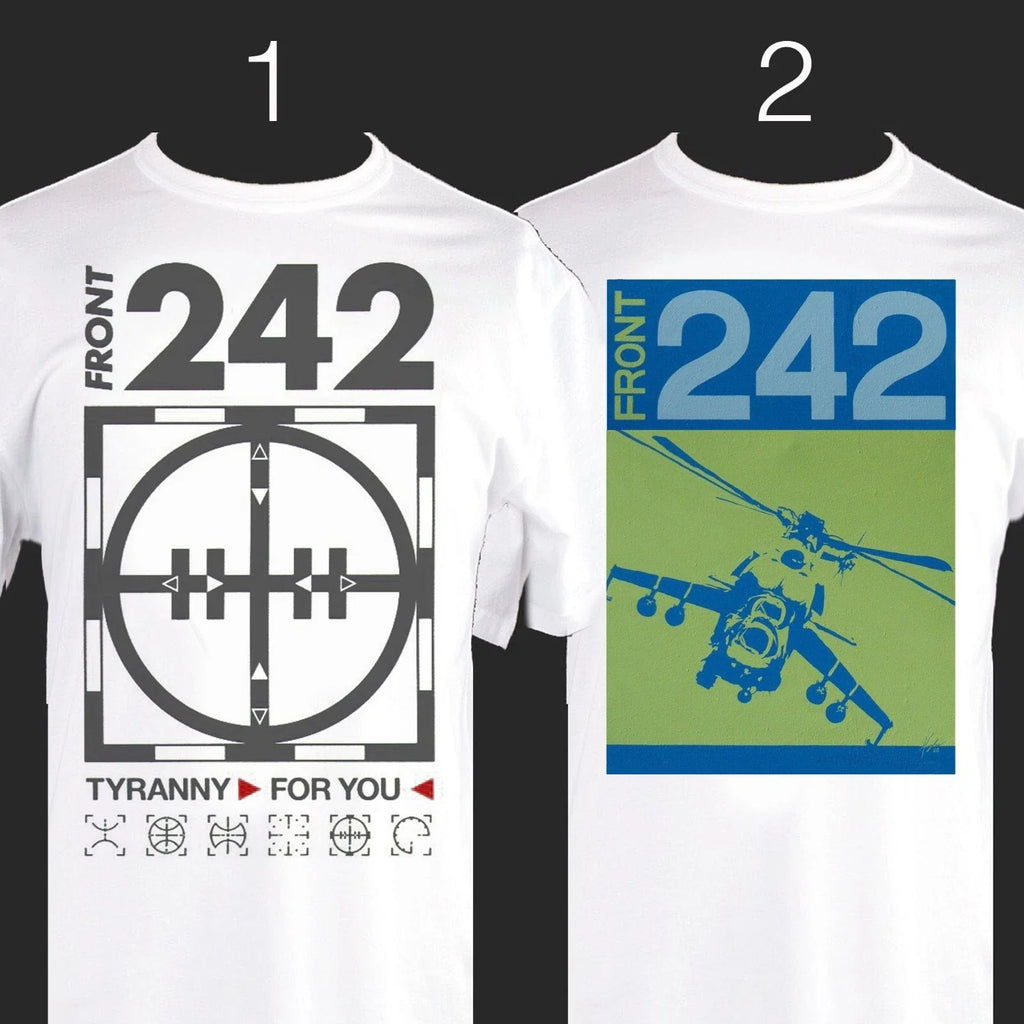 Front 242 T-Shirt. Industral Techno, Belgian Band Tshirt, Tyranny For You Unisex T-shirt, Sweatshirt, Hoodie, Long Sleeve Tee - T-Shirt, Sweatshirt, Hoodie
