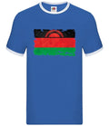 Malawi Grunge Style Flag - Mens Wrestler - Malawian Africa Country Travel Unisex T-shirt, Sweatshirt, Hoodie, Long Sleeve Tee - T-Shirt, Sweatshirt, Hoodie