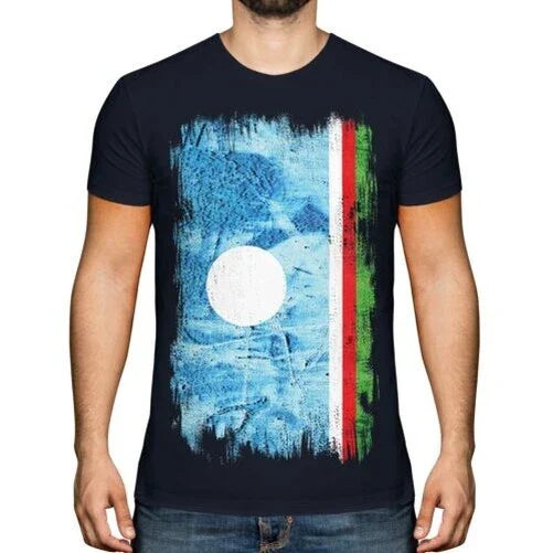 Sakha Republic Grunge Flag Men T-Shirt Gift Clothes Jersey Unisex T-shirt, Sweatshirt, Hoodie, Long Sleeve Tee - T-Shirt, Sweatshirt, Hoodie