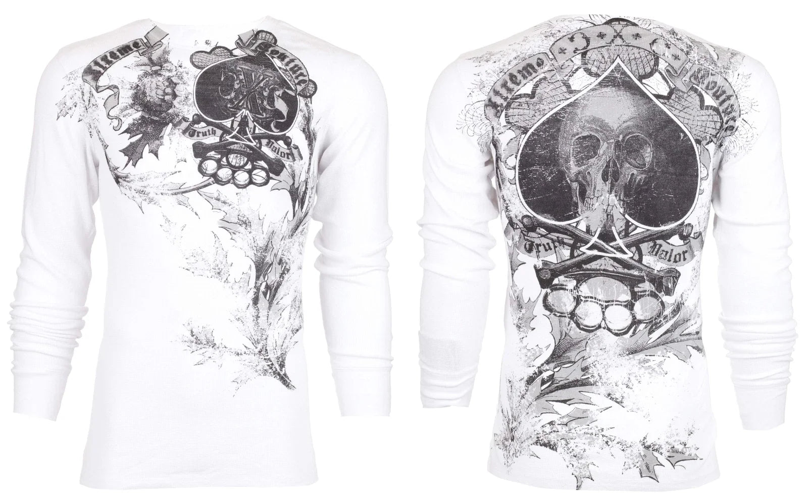 Xtreme Couture by Affliction Men's Thermal Shirt spade Unisex T-shirt, Sweatshirt, Hoodie, Long Sleeve Tee - T-Shirt, Sweatshirt, Hoodie