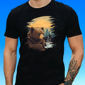 Mens Bear Drinking Coffee Motif Cotton T-Shirt Size XS to 5XL Unisex T-shirt, Sweatshirt, Hoodie, Long Sleeve Tee - T-Shirt, Sweatshirt, Hoodie