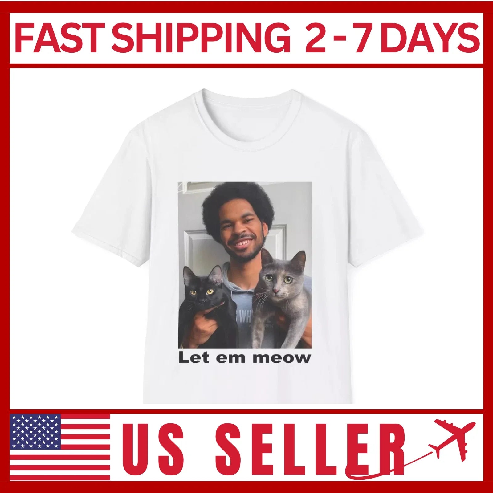 Let em meow Cavs Shirt, Jarrett Allen Fans Gift, Cleveland Cavaliers Lovers Tee Unisex T-shirt, Sweatshirt, Hoodie, Long Sleeve Tee - T-Shirt, Sweatshirt, Hoodie