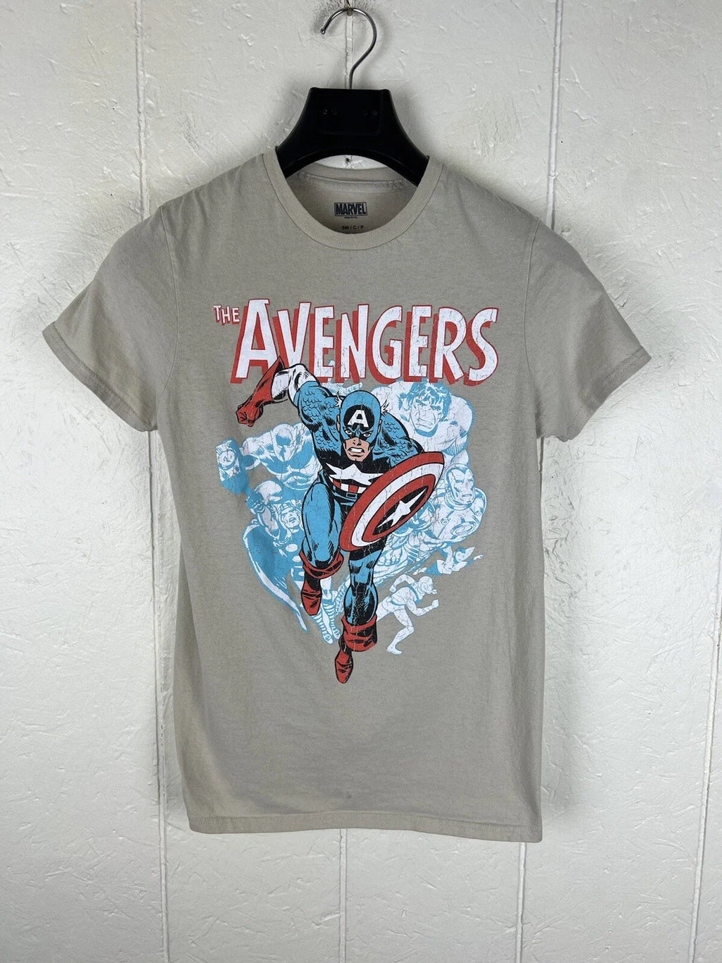 The Avengers Shirt Men's Small Gray Graphic Crew Neck Short Sleeve Pullover Unisex T-shirt, Sweatshirt, Hoodie, Long Sleeve Tee - T-Shirt, Sweatshirt, Hoodie