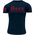 Grunt Style Beer Encourages T-Shirt - Midnight Navy Unisex T-shirt, Sweatshirt, Hoodie, Long Sleeve Tee - T-Shirt, Sweatshirt, Hoodie