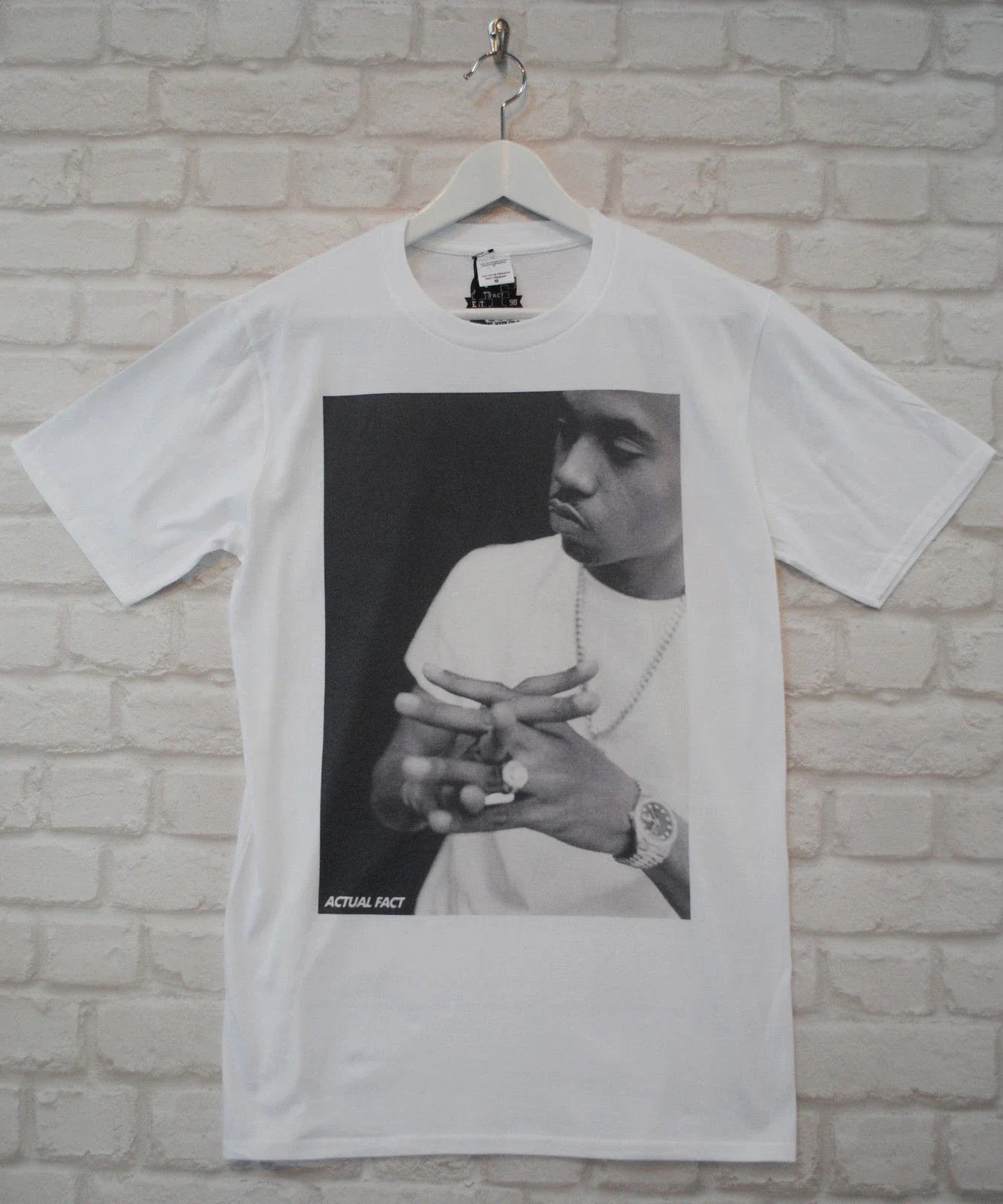 Actual Fact Nas Hip Hop Rapper Urban Men's Summer Crew Neck Tee T-shirt Unisex T-shirt, Sweatshirt, Hoodie, Long Sleeve Tee - T-Shirt, Sweatshirt, Hoodie