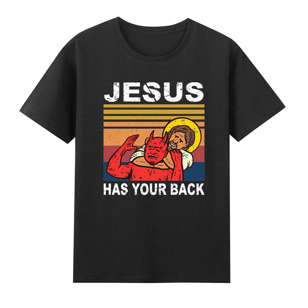 Jesus Has Your Back Jiu Jitsu Christian Jesus T-Shirt Unisex T-shirt, Sweatshirt, Hoodie, Long Sleeve Tee - T-Shirt, Sweatshirt, Hoodie