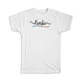 Gift T-Shirt : Namibia Flag Colors Namibian Travel Expat Country Minimalist Unisex T-shirt, Sweatshirt, Hoodie, Long Sleeve Tee - T-Shirt, Sweatshirt, Hoodie
