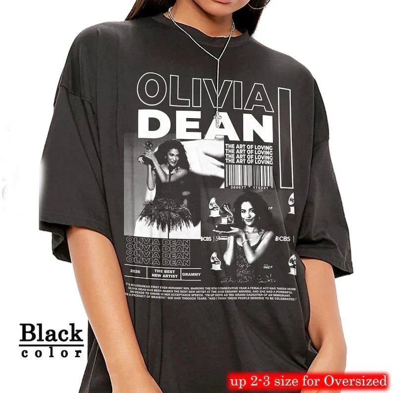 Retro Olivia Dean Graphic T-Shirt, The Art of Loving Unisex T-shirt, Sweatshirt, Hoodie, Long Sleeve Tee - T-Shirt, Sweatshirt, Hoodie