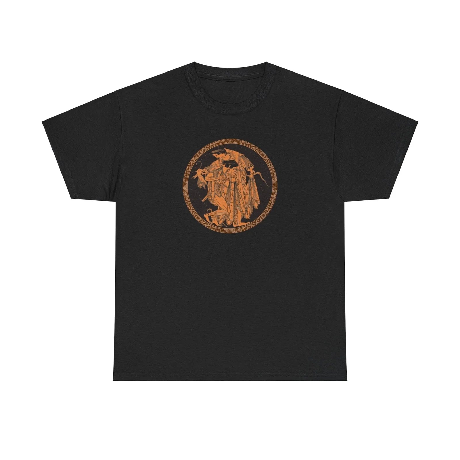 Peleus and Thetis Ancient Greek Pottery T-Shirt Red Figure Black Attic Art Unisex T-shirt, Sweatshirt, Hoodie, Long Sleeve Tee - T-Shirt, Sweatshirt, Hoodie