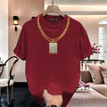 S-3XL - Unisex Oversize T Shirt Amulet Necklace Print Cotton Soft Premium Unisex T-shirt, Sweatshirt, Hoodie, Long Sleeve Tee - T-Shirt, Sweatshirt, Hoodie