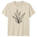 Minimalist Plant Leaf Design T-Shirt Botanical Nature Birthday Gift Unisex T-shirt, Sweatshirt, Hoodie, Long Sleeve Tee - T-Shirt, Sweatshirt, Hoodie