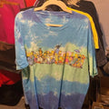 90s Retro Y2K The Simpsons Cast Character Tie Dye T-Shirt Size 2XL Blue Green Unisex T-shirt, Sweatshirt, Hoodie, Long Sleeve Tee - T-Shirt, Sweatshirt, Hoodie