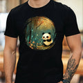 Mens Panda Motif Cotton T-Shirt Size XS to 5XL Unisex T-shirt, Sweatshirt, Hoodie, Long Sleeve Tee - T-Shirt, Sweatshirt, Hoodie