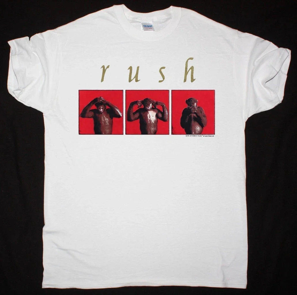 RUSH COUNTERPARTS TOUR 1994 WHITE T-SHIRT  TARIFFS INCLUDED Unisex T-shirt, Sweatshirt, Hoodie, Long Sleeve Tee - T-Shirt, Sweatshirt, Hoodie