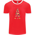 Wine Christmas Tree Xmas Alcohol Funny Mens Ringer T-Shirt FotL Unisex T-shirt, Sweatshirt, Hoodie, Long Sleeve Tee - T-Shirt, Sweatshirt, Hoodie