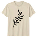 Minimalist Botanical Leaf Branch T-Shirt Minimalist Leaf Botanical Birthday Unisex T-shirt, Sweatshirt, Hoodie, Long Sleeve Tee - T-Shirt, Sweatshirt, Hoodie