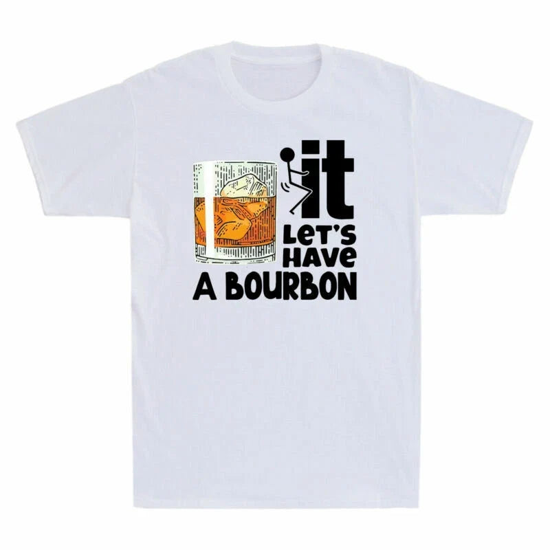 Wine It Let's Have A Bourbon Funny Bourbon Lover Gift Men's Short Sleeve T-Shirt Unisex T-shirt, Sweatshirt, Hoodie, Long Sleeve Tee - T-Shirt, Sweatshirt, Hoodie