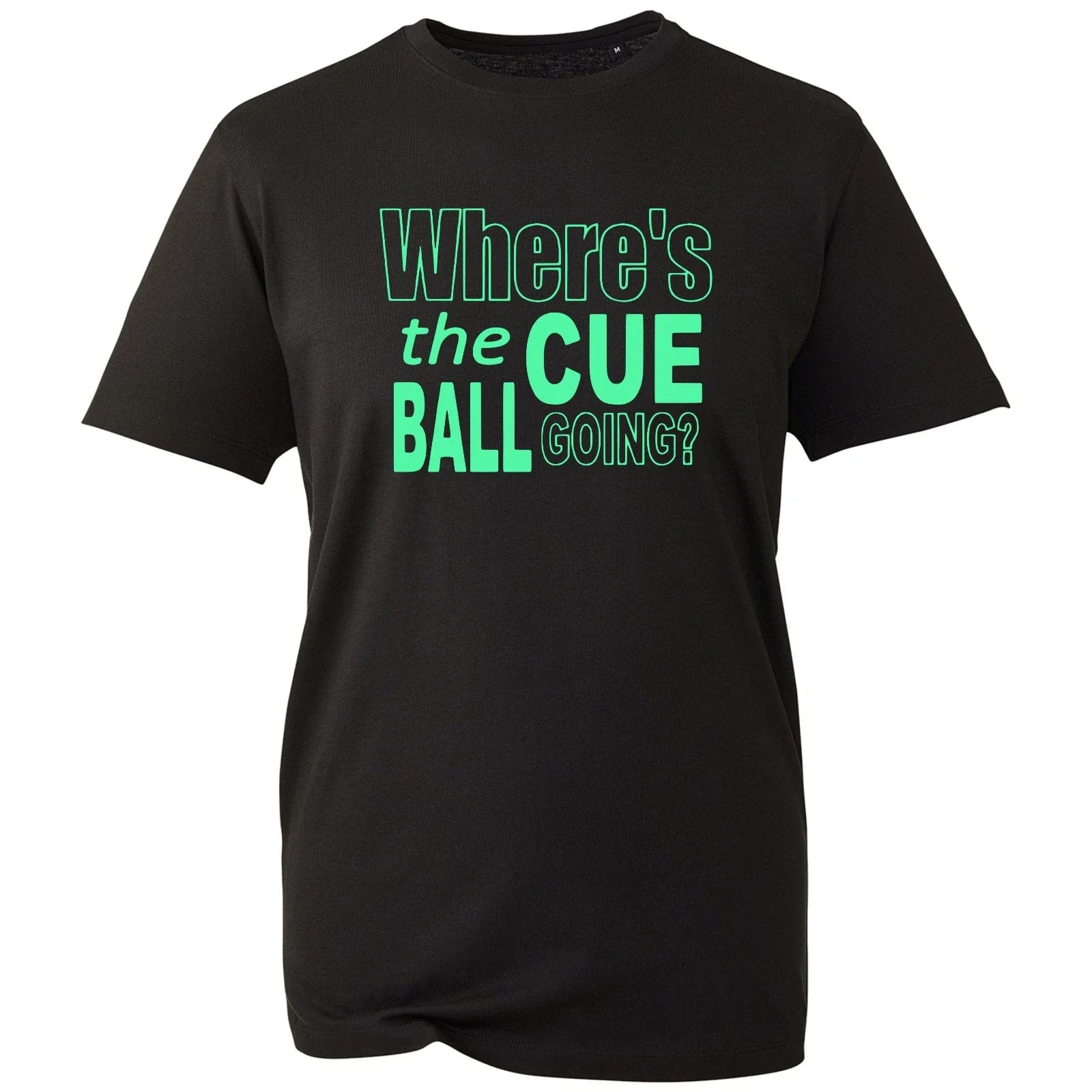 John Virgo Snooker T Shirt Where The Cue Ball Going Funny Slogan Mens Cotton Tee Unisex T-shirt, Sweatshirt, Hoodie, Long Sleeve Tee - T-Shirt, Sweatshirt, Hoodie