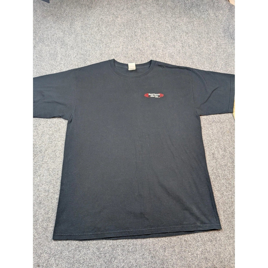 Vintage Billet Bar Shirt Mens XL Black 2004 Labor Day Bash Flames Graphic Unisex T-shirt, Sweatshirt, Hoodie, Long Sleeve Tee - T-Shirt, Sweatshirt, Hoodie