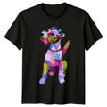 Colorful Dog Breed Mens T-Shirt Ladies Graphic Tee Cute Pet Unisex T-shirt, Sweatshirt, Hoodie, Long Sleeve Tee - T-Shirt, Sweatshirt, Hoodie