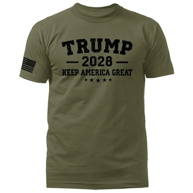 Donald Trump 2028 Keep America Great Again Political T-shirt Unisex T-shirt, Sweatshirt, Hoodie, Long Sleeve Tee - T-Shirt, Sweatshirt, Hoodie