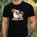 Mens Watercolour Ragdoll Cat Print Cotton T-Shirt Size XS to 5XL Unisex T-shirt, Sweatshirt, Hoodie, Long Sleeve Tee - T-Shirt, Sweatshirt, Hoodie