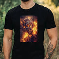 Mens Zombie On Fire Motif Cotton T-Shirt Size XS to 5XL Unisex T-shirt, Sweatshirt, Hoodie, Long Sleeve Tee - T-Shirt, Sweatshirt, Hoodie