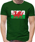 Wales Grunge Flag Style - T-Shirt - Welsh Cymru Country Rugby 6 Nations Unisex T-shirt, Sweatshirt, Hoodie, Long Sleeve Tee - T-Shirt, Sweatshirt, Hoodie