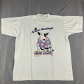 Vintage Alore Spuds MacKenzie Bud Light Shirt Mens Large White 1986 80s Tee Unisex T-shirt, Sweatshirt, Hoodie, Long Sleeve Tee - T-Shirt, Sweatshirt, Hoodie