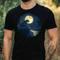 Mens Leopard In Moonlight Motif Cotton T-Shirt Size XS to 5XL Unisex T-shirt, Sweatshirt, Hoodie, Long Sleeve Tee - T-Shirt, Sweatshirt, Hoodie
