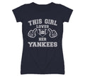 This Girl Loves Her New York Yankees Heart Baseball T Shirt Unisex T-shirt, Sweatshirt, Hoodie, Long Sleeve Tee - T-Shirt, Sweatshirt, Hoodie