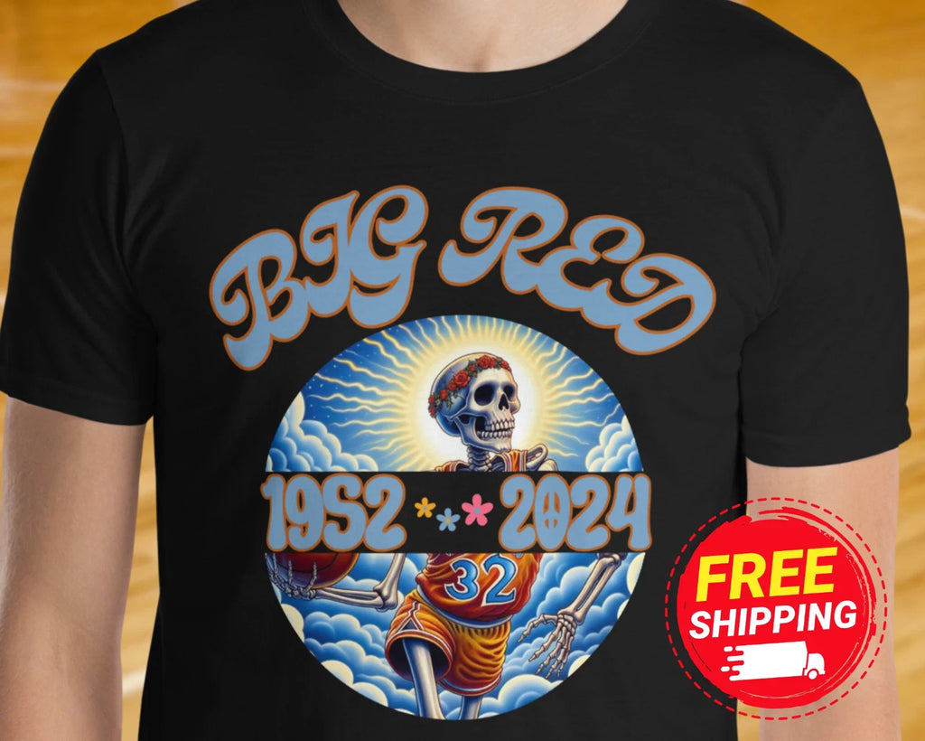 NEW RIP Walton Shirt Bill Walton Tribute Grateful Hippie Big Red Tribute Unisex Unisex T-shirt, Sweatshirt, Hoodie, Long Sleeve Tee - T-Shirt, Sweatshirt, Hoodie